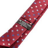 Jude Red Polka Dot Skinny Tie - Tie Doctor